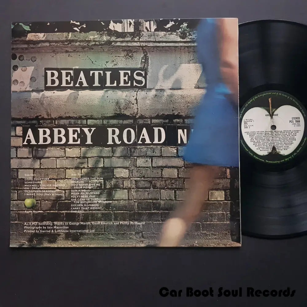 The Beatles - Abbey Road (Lp Album) Uk 1969 Vg + Lp