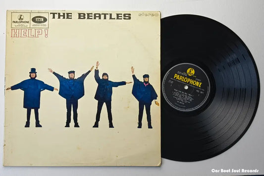 The Beatles - Help! (Lp Album Kt) Uk 1965 Vg + Lp