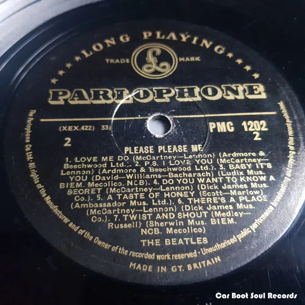 The Beatles - Please Me (Lp Album Mono Cro) Uk 1963 Vg + Lp