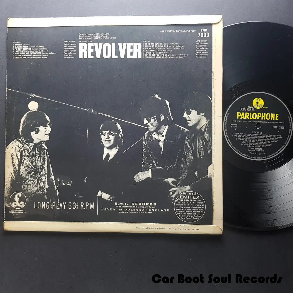 The Beatles - Revolver (Lp Album Mono 2Nd) Uk 1966 Vg + Lp