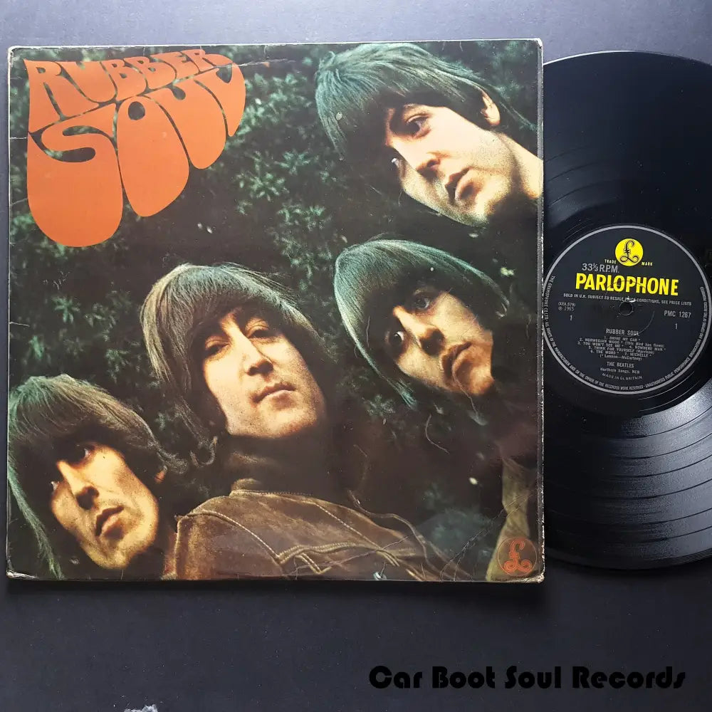 The Beatles - Rubber Soul (Lp Album Mono ’Lo) Uk 1965 Vg + Lp