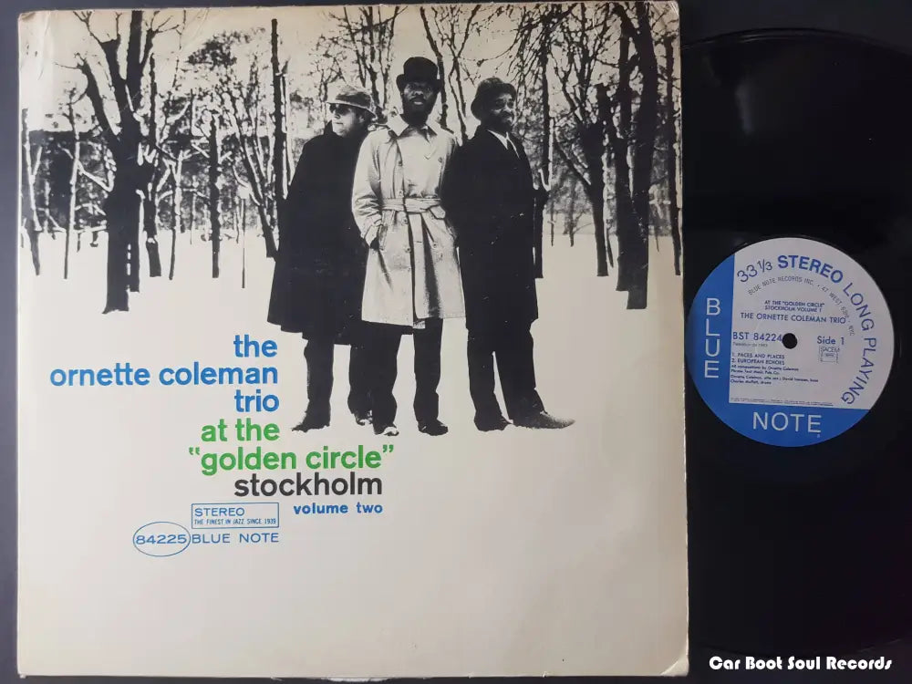 The Ornette Coleman Trio - At ’Golden Circle’ Stockholm Volume One (Lp Album Re) France 1983 Vg + Lp