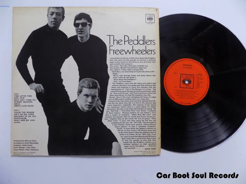 The Peddlers - Freewheelers (Lp Album Mono) Uk 1967 Vg+ Lp