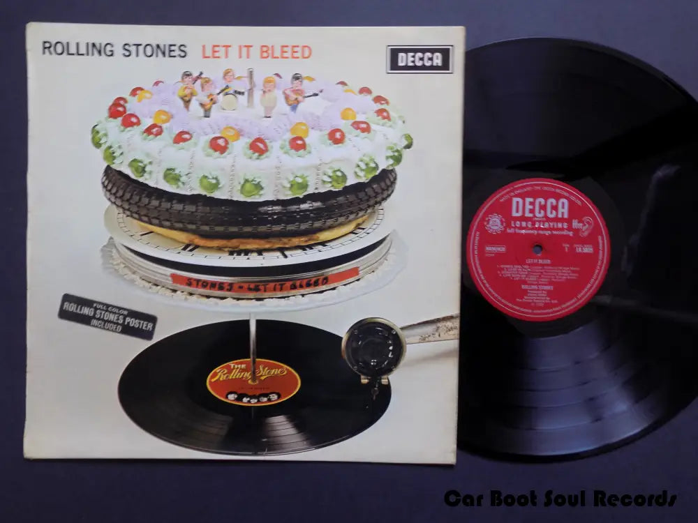 The Rolling Stones - Let It Bleed (Lp Album Mono) Uk 1969 Vg+ Lp