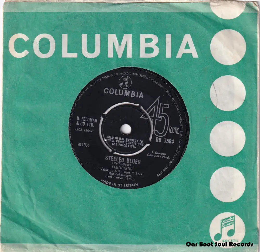 The Yardbirds - Heart Full Of Soul (7’ Single) Uk 1965 Vg + 7’