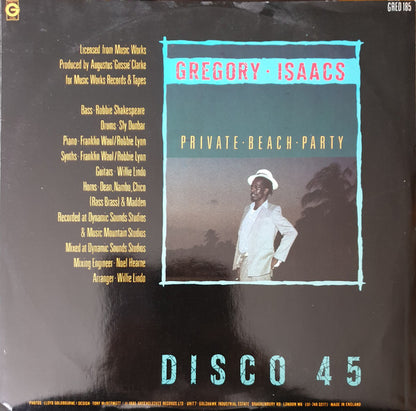 Gregory Isaacs : Private Beach Party (12")