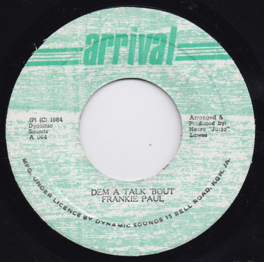 Frankie Paul : Dem A Talk 'Bout (7", Single)