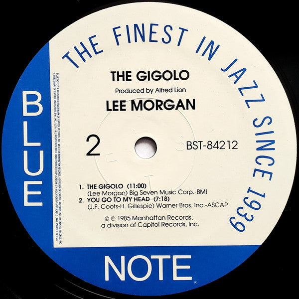 Lee Morgan : The Gigolo (LP, Album, RE)