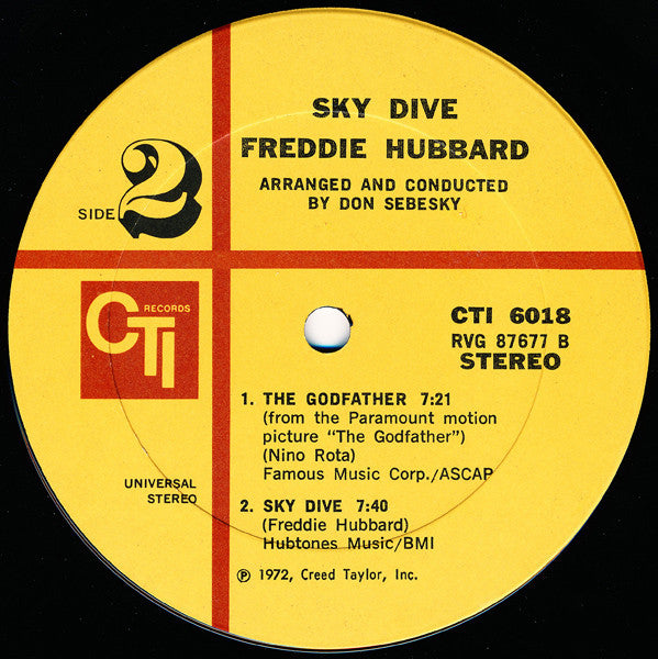 Freddie Hubbard : Sky Dive (LP, Album, San)