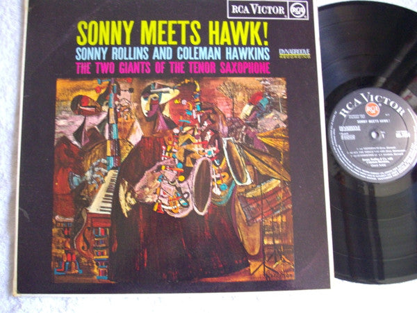 Sonny Rollins, Coleman Hawkins : Sonny Meets Hawk! (LP, Album, Mono)