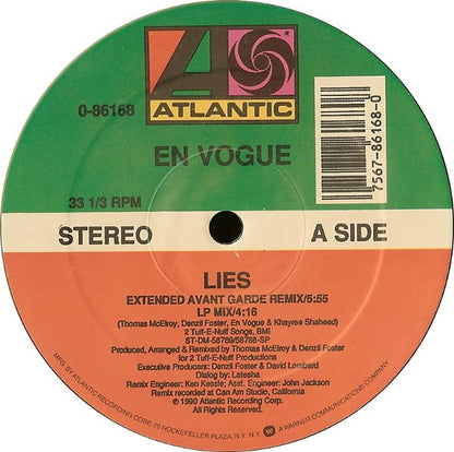 En Vogue : Lies (12")