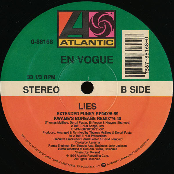 En Vogue : Lies (12")