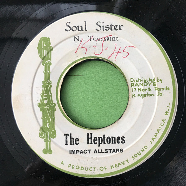 The Heptones, Impact Allstars* / Impact Allstars* : Soul Sister / Soul Sister Version (7")