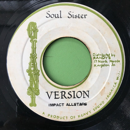 The Heptones, Impact Allstars* / Impact Allstars* : Soul Sister / Soul Sister Version (7")