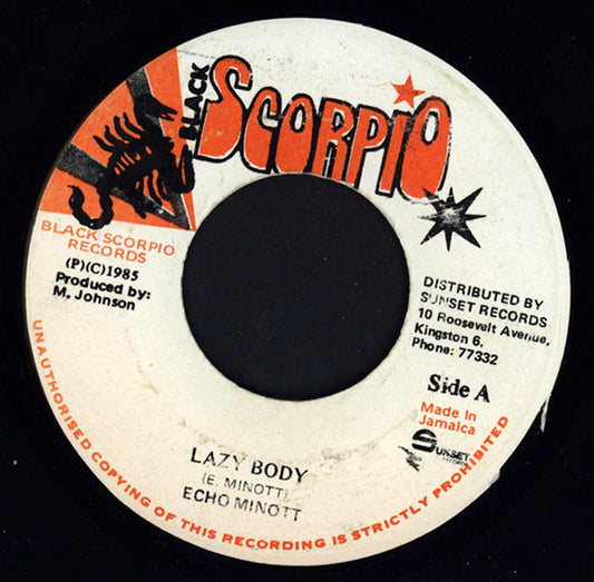 Echo Minott : Lazy Body (7")