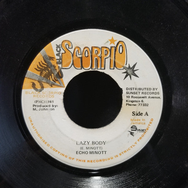 Echo Minott : Lazy Body (7")