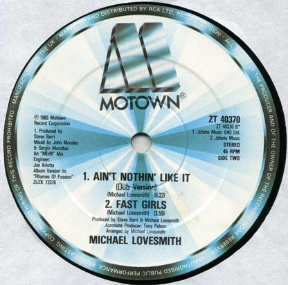 Michael Lovesmith : Ain't Nothin' Like It (12")