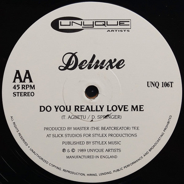 Deluxe (2) : So Good / Do You Really Love Me (12")