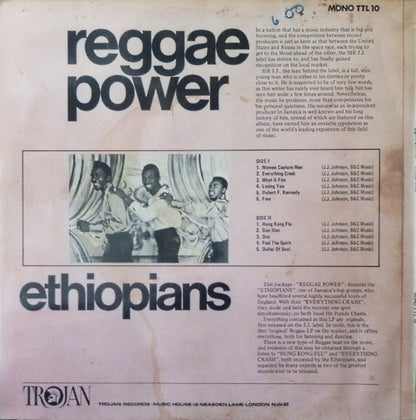 The Ethiopians : Reggae Power (LP, Album, Mono)