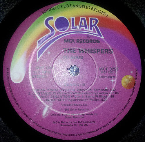 The Whispers : So Good (LP, Album)