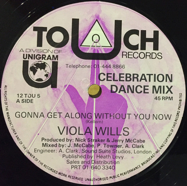 Viola Wills : Gonna Get Along Without You Now (12", Pur)