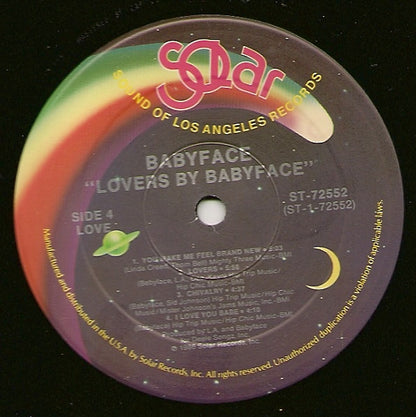 Babyface : Lovers (LP, Album)