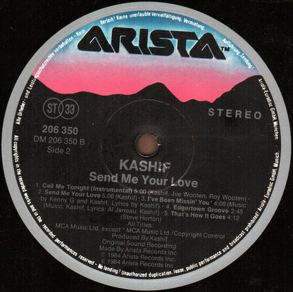 Kashif : Send Me Your Love (LP, Album)