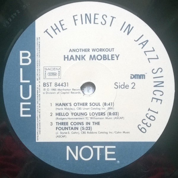 Hank Mobley : Another Workout (LP, Album, RM, DMM)