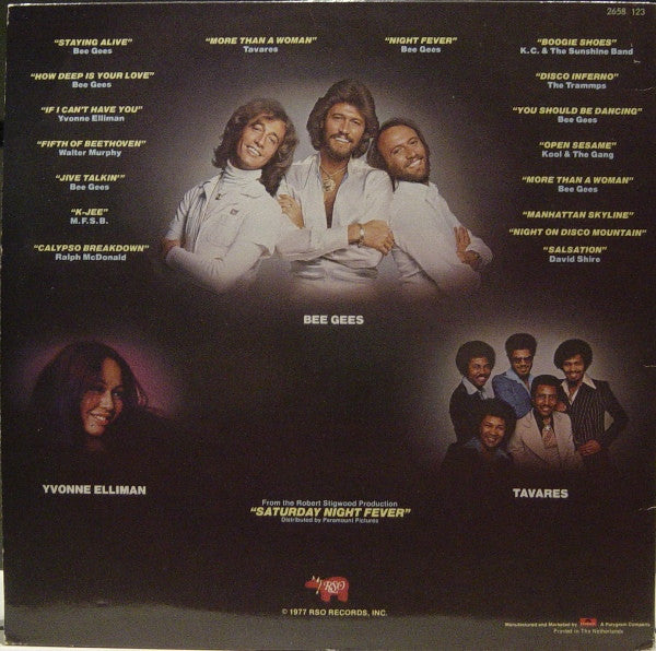 Various : Saturday Night Fever (The Original Movie Sound Track) (2xLP, Album, Comp, Gat)