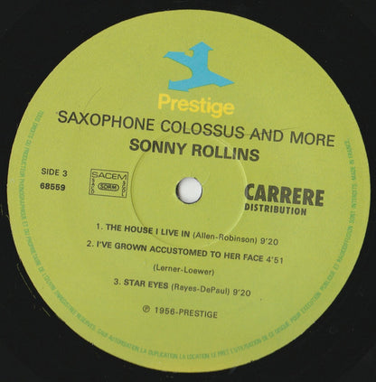 Sonny Rollins : Saxophone Colossus And More (2xLP, Comp, RE, RM)