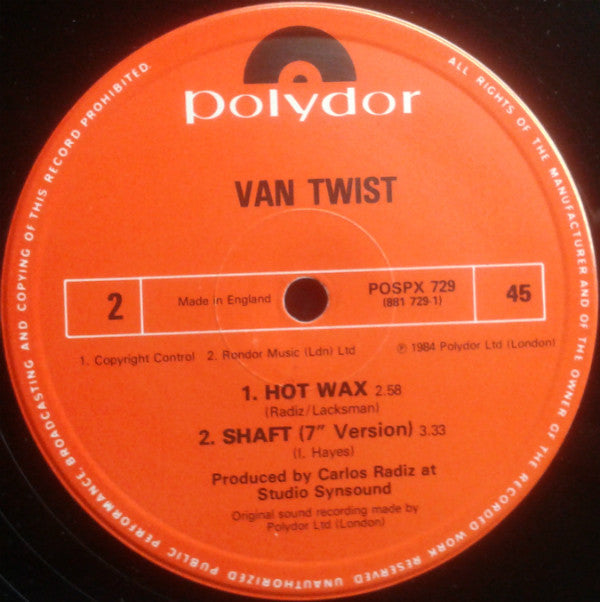 Van Twist : Shaft (12")