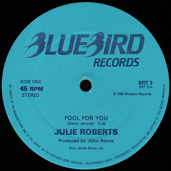 Juliet Roberts : Fool For You c/w It's Been A Long Long Time (12")