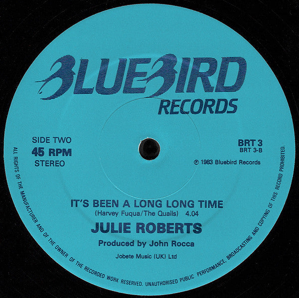 Juliet Roberts : Fool For You c/w It's Been A Long Long Time (12")