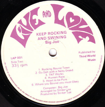 Big Joe : Keep Rocking And Swinging (LP, Album)