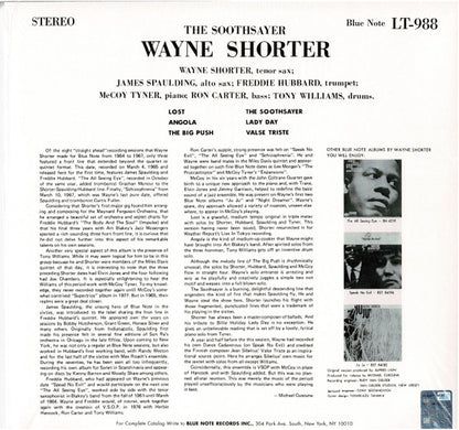 Wayne Shorter : The Soothsayer (LP, Album, RE, 180)