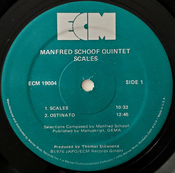 Manfred Schoof Quintet : Scales (LP, Album)