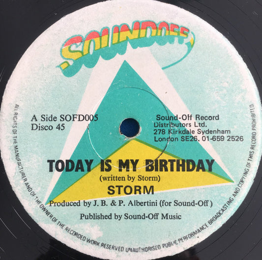 Storm (43) : Today Is My Birthday (12")