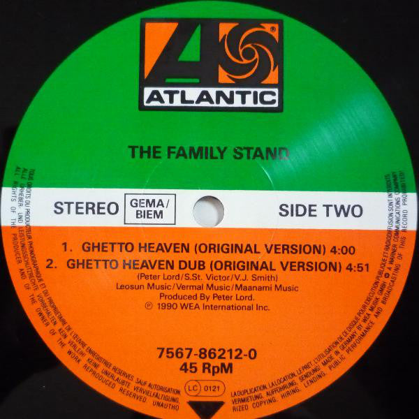 The Family Stand : Ghetto Heaven (12")