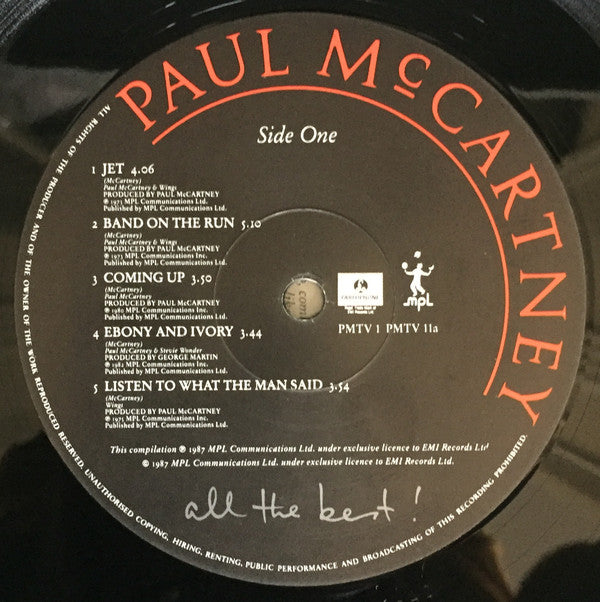 Paul McCartney : All The Best! (2xLP, Comp)