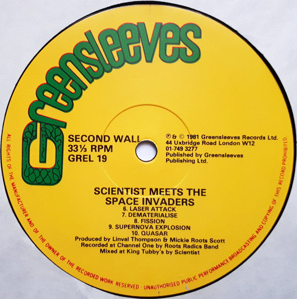 Scientist : Scientist Meets The Space Invaders (LP, Album)