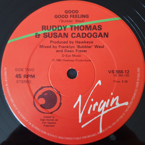 Ruddy Thomas & Susan Cadogan : (You Know How To Make Me) Feel So Good (12")