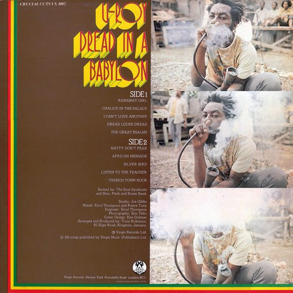 U-Roy : Dread In A Babylon (LP, Album, RE)