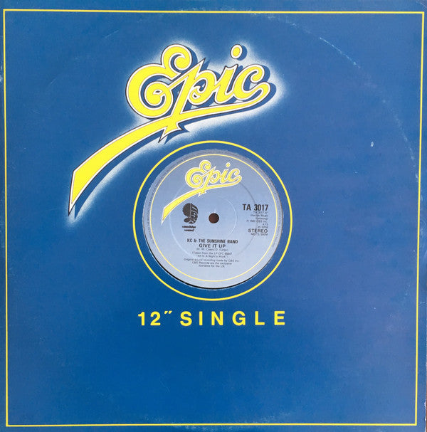 KC & The Sunshine Band : Give It Up (12", Single)