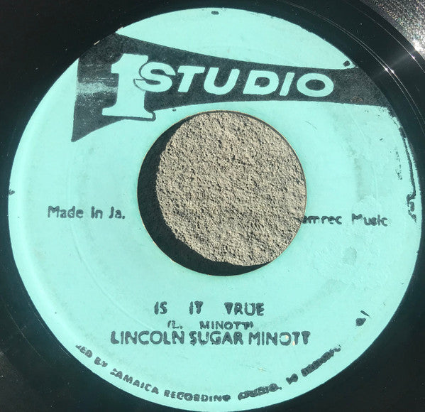 Sugar Minott : Is It True (7")