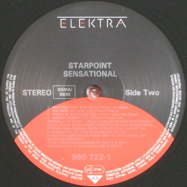 Starpoint : Sensational (LP, Album)