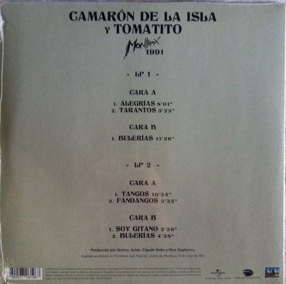 Camarón De La Isla* Y Tomatito : Montreux 1991 (2xLP, Album)