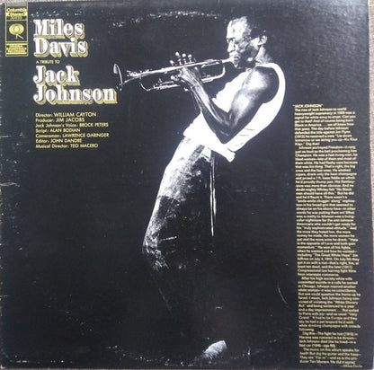 Miles Davis : A Tribute To Jack Johnson (LP, Album, RE, Ter)