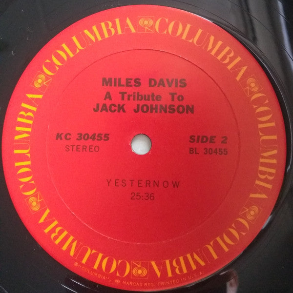 Miles Davis : A Tribute To Jack Johnson (LP, Album, RE, Ter)