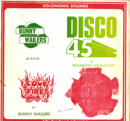 Bunny Wailer : Love Fire (12")