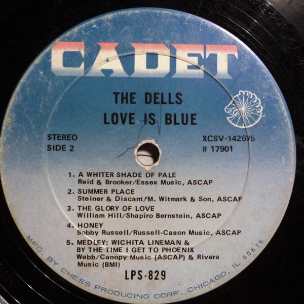 The Dells : Love Is Blue (LP, Album)